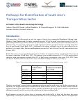 Cover page: Pathways for Electrification of South Asia’s Transportation Sector