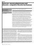 Cover page: Astrocyte-neuron subproteomes and obsessive-compulsive disorder mechanisms.