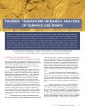 Cover page: Fourier Transform Infrared Analysis of Surface Ion Traps