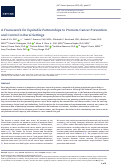 Cover page: A Framework for Equitable Partnerships to Promote Cancer Prevention and Control in Rural Settings