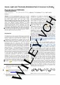 Cover page: Guest‐, Light‐ and Thermally‐Modulated Spin Crossover in [FeII2] Supramolecular Helicates