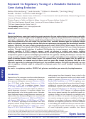 Cover page: Repeated Cis-Regulatory Tuning of a Metabolic Bottleneck Gene during Evolution