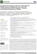 Cover page: Systematic Bioinformatic Analyses of Nutrigenomic Modifications by Polyphenols Associated with Cardiometabolic Health in Humans—Evidence from Targeted Nutrigenomic Studies