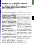 Cover page: Host–rabies virus protein–protein interactions as druggable antiviral targets