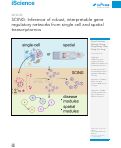 Cover page: SCING: Inference of robust, interpretable gene regulatory networks from single cell and spatial transcriptomics