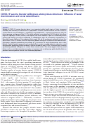 Cover page of COVID-19 vaccine booster willingness among Asian Americans: Influence of racial discrimination and social determinants.