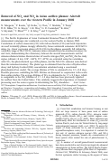 Cover page: Removal of NOx and NOy in Asian outflow plumes: Aircraft measurements over the western Pacific in January 2002