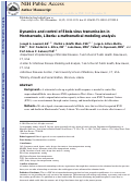 Cover page: Dynamics and control of Ebola virus transmission in Montserrado, Liberia: a mathematical modelling analysis