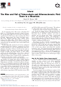 Cover page: The Rise and Fall of Tuberculosis and Atherosclerosis: First There Is a Mountain…