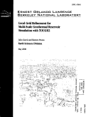 Cover page: Local grid refinement for multi-scale geothermal reservoir simulation with TOUGH2