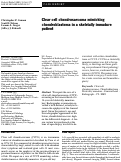 Cover page: Clear cell chondrosarcoma mimicking chondroblastoma in a skeletally immature patient.