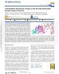 Cover page: Carbohydrate Deacetylase Unique to Gut Microbe Bacteroides Reveals Atypical Structure