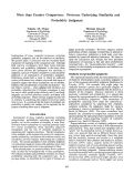 Cover page: More than Feature Comparison : Processes Underlying Similarity and Probability Judgment