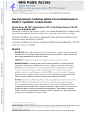 Cover page: How Hypertension Guidelines Address Social Determinants of Health: A Systematic Scoping Review.