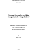 Cover page: Nanomachines on Porous Silica Nanoparticles for Cargo Delivery
