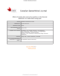 Cover page: Effect of nearby piles and soil properties on thermal behaviour of a field-scale energy pile