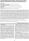 Cover page: The USDA APHIS WS Unified Model for Estimating DRC-1339 Bait Application Take Estimates as Effected by French Fry Bait Size