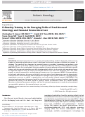 Cover page: Fellowship Training in the Emerging Fields of Fetal-Neonatal Neurology and Neonatal Neurocritical Care