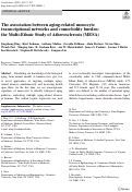 Cover page: The association between aging-related monocyte transcriptional networks and comorbidity burden: the Multi-Ethnic Study of Atherosclerosis (MESA)