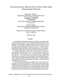 Cover page: Learning Acoustic Features From Speech Data Using Conncetionist Networks