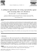 Cover page: A saddlepoint approximation for testing exponentiality against some increasing failure rate alternatives