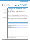 Cover page: The pediatric template of brain perfusion