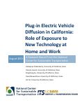 Cover page: Plug-in Electric Vehicle Diffusion in California: Role of Exposure to New Technology at Home and Work