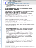 Cover page: Increasing availability of COVID-19 vaccine to older adults under community supervision