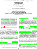 Cover page: A Grounded Approach to Modeling Generic Knowledge Acquisition