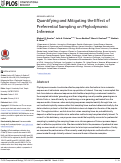 Cover page: Quantifying and Mitigating the Effect of Preferential Sampling on Phylodynamic Inference