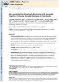 Cover page: Decrease in Daytime Sleeping Is Associated with Improvement in Cognition After Hospital Discharge in Older Adults