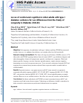 Cover page: Locus of Control and Cognition in Older Adults With Type 1 Diabetes