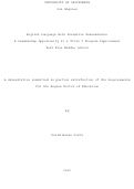 Cover page: English Language Arts Formative Assessments: A Leadership Opportunity at a Title I Program Improvement Year Five Middle School