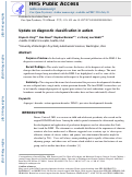 Cover page: Update on diagnostic classification in autism