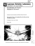 Cover page: Macroparticle Theory of a Standing Wave Free-Electron Laser Two-Beam Accelerator