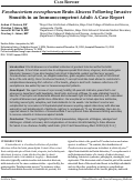 Cover page: <em>Fusobacterium necrophorum</em> Brain Abscess Following Invasive Sinusitis in an Immunocompetent Adult: A Case Report