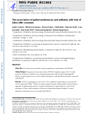 Cover page: The association of patient preferences and attitudes with trial of labor after cesarean.