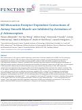 Cover page: M2 Muscarinic Receptor-Dependent Contractions of Airway Smooth Muscle are Inhibited by Activation of β-Adrenoceptors.