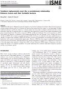 Cover page: Symbiont replacements reset the co-evolutionary relationship between insects and their heritable bacteria