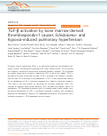 Cover page: TGF-β activation by bone marrow-derived thrombospondin-1 causes Schistosoma- and hypoxia-induced pulmonary hypertension