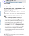 Cover page: Housing First: Unsuppressed Viral Load Among Women Living with HIV in San Francisco