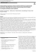 Cover page: Characterizing experiences of non-medical switching to trastuzumab biosimilars using data from internet-based surveys with US-based oncologists and breast cancer patients