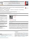 Cover page: Effects of nitrate on the treatment of lead contaminated groundwater by nanoscale zerovalent iron