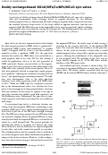 Cover page: Doubly exchange-biased NiCoO/NiFe/Cu/NiFe/NiCoO spin valves