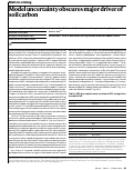 Cover page: Model uncertainty obscures major driver of soil carbon