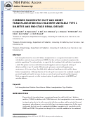 Cover page: Combined Pancreatic Islet and Kidney Transplantation in a Child With Unstable Type 1 Diabetes and End-Stage Renal Disease