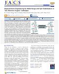 Cover page of Regioisomeric Engineering for Multicharge and Spin Stabilization in Two-Electron Organic Catholytes.