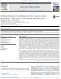 Cover page: Modeling emission rates and exposures from outdoor cooking