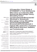 Cover page: A Prospective, Cohort Study of SITOIGANAP to Treat Glioblastoma When Given in Combination With Granulocyte-Macrophage Colony-Stimulating Factor/Cyclophosphamide/Bevacizumab/Nivolumab or Granulocyte-Macrophage Colony-Stimulating Factor/Cyclophosphamide/Bevacizumab/Pembrolizumab in Patients Who Failed Prior Treatment With Surgical Resection, Radiation, and Temozolomide