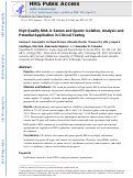 Cover page: High Quality RNA in Semen and Sperm: Isolation, Analysis and Potential Application in Clinical Testing